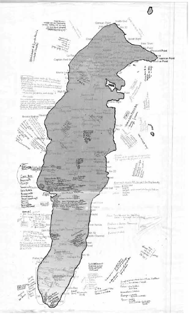 cartografía social de la diversidad agroalimentaria en San Andrés.